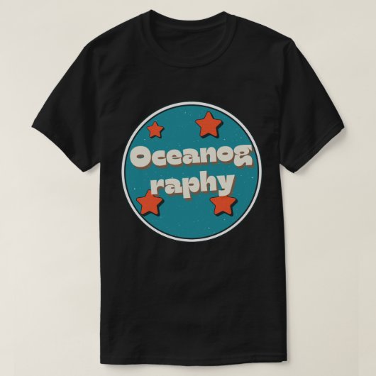 Oceanografie T-shirt (Design voorkant)