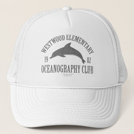 Oceanography Club Trucker Pet (Voorkant)