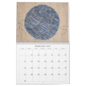 Oceans 2026 Landart Calendar pebbles beach art Kalender (Feb 2027)