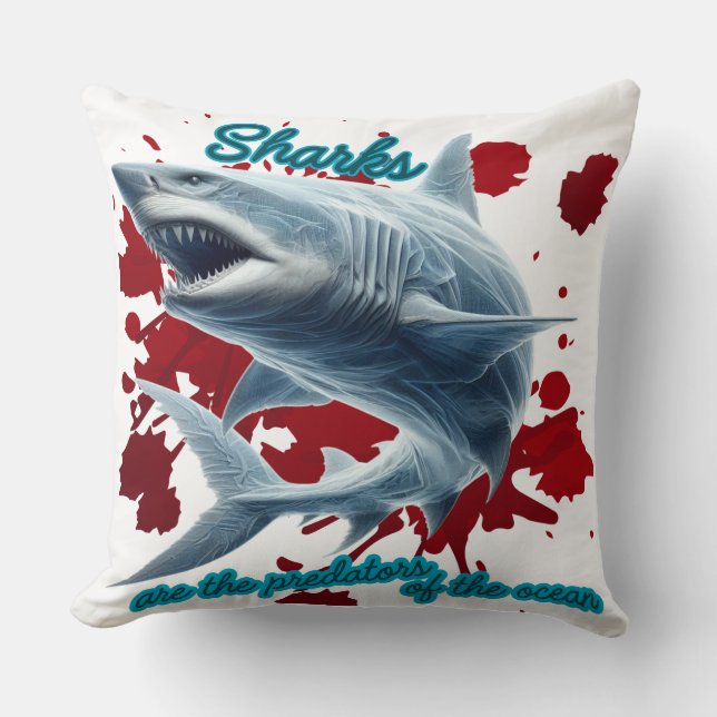 Ocean's Apex Hunter Kussen (Voorkant)