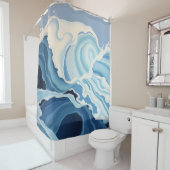 Ocean's Dance Douchegordijn (In situ)