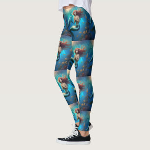 Ocean's Dance: een zeemeermin en dolfijnen reis Leggings