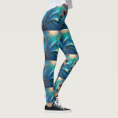 Ocean's Dance: een zeemeermin en dolfijnen reis Leggings (Rechts)