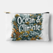 Oceans Day - Oceaan en klimaat Tekst met koraal Etui (Voorkant)