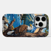 Ocean's Edge: Adelaar en Piek Case-Mate iPhone Case (Achterkant (horizontaal))