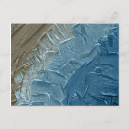 Ocean's Edge: een digitaal schilderij van rust Briefkaart