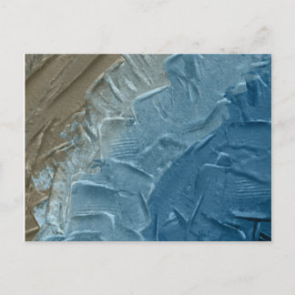 Ocean's Edge: een digitaal schilderij van rust Briefkaart