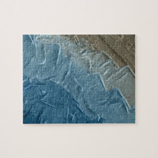 Ocean's Edge: een digitaal schilderij van rust Legpuzzel (Horizontaal)