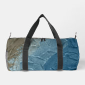 Ocean's Edge: een digitaal schilderij van rust Plunjezak (Achterkant)