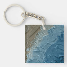 Ocean's Edge: een digitaal schilderij van rust