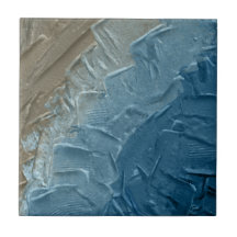 Ocean's Edge: een digitaal schilderij van rust