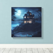 Ocean's Edge Manor Canvas Afdruk (Insitu (Houten vloer))