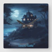 Ocean's Edge Manor Vierkante Klok (Voorkant)