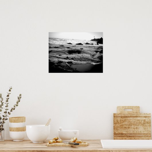 Ocean's Embrace B&W Poster (Keuken)