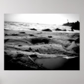 Ocean's Embrace B&W Poster (Voorkant)