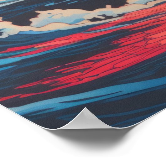 Ocean's Embrace Poster (Hoek)