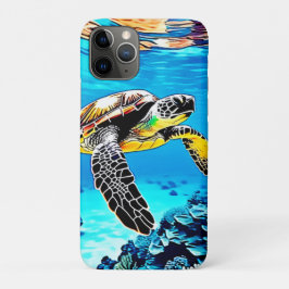 Ocean's Embrace: Zee Turtle's Journey Case-Mate iPhone Case