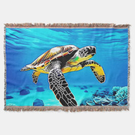 Ocean's Embrace: Zee Turtle's Journey Deken