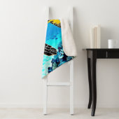 Ocean's Embrace: Zee Turtle's Journey Sherpa Deken (In situ)