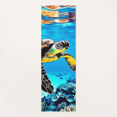 Ocean's Embrace: Zee Turtle's Journey Yogamat (Voorkant)