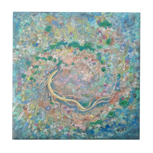 Ocean's Forest: Dragon's Current Tegeltje (Voorkant)