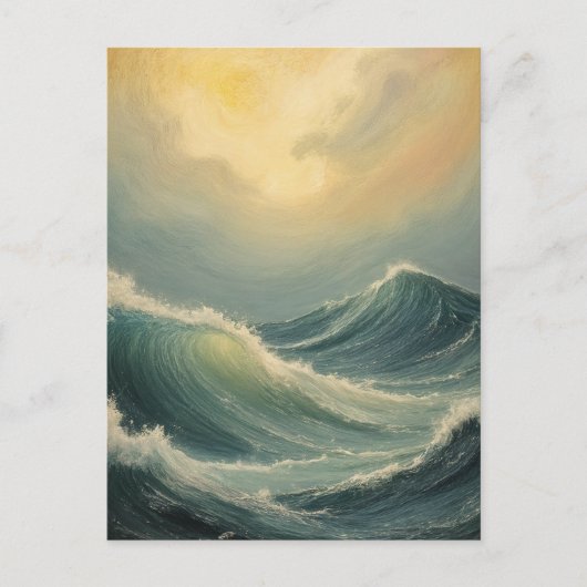 Ocean's Fury bij zonsopgang Briefkaart (Voorkant)