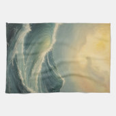 Ocean's Fury bij zonsopgang Theedoek (Horizontaal)