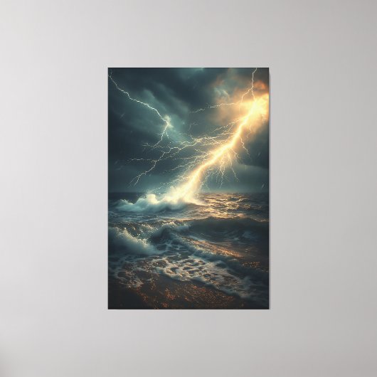 Ocean's Fury Canvas Afdruk (Voorkant)