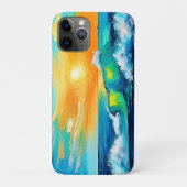 Ocean's Kiss: Sunset Waves Case-Mate iPhone Case (Achterkant)
