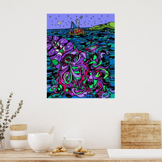 Oceans mysterie poster (Keuken)