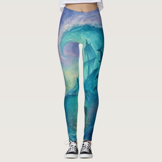 Ocean's Mystery Leggings Tights (Voorkant)