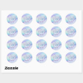 Oceans of Fun Typography ID1142 Ronde Sticker (Vel)