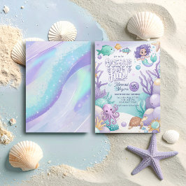 Oceans of Fun Zeemeermin Verjaardag V1 ID1142 Feestdagenkaart