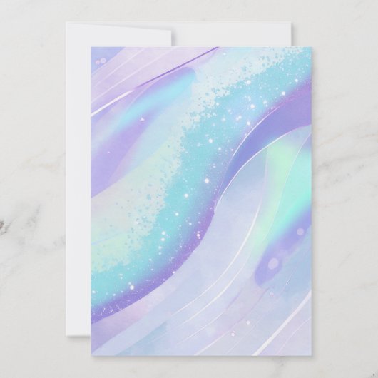 Oceans of Fun Zeemeermin Verjaardag V2 ID1142 Feestdagenkaart (Achterkant)