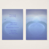 Oceans of Love Bruiloft Visitekaartjes (Voorkant /achterkant)