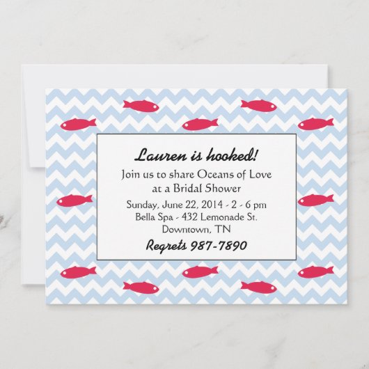 Oceans of Love Vrijgezellenfeest Invites Kaart (Voorkant)