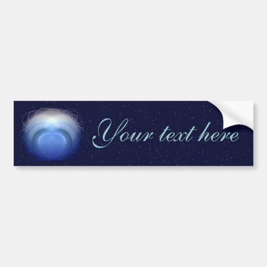 Oceans of Love Wedding Bumpersticker (Voorkant)