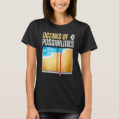 Oceans Of Possibilities Reading Books Ocean Reader T-shirt (Voorkant)