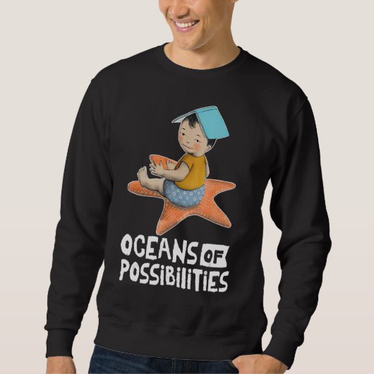 Oceans Of Possibilities Sea Animal Fish Summer Rea Trui (Voorkant)
