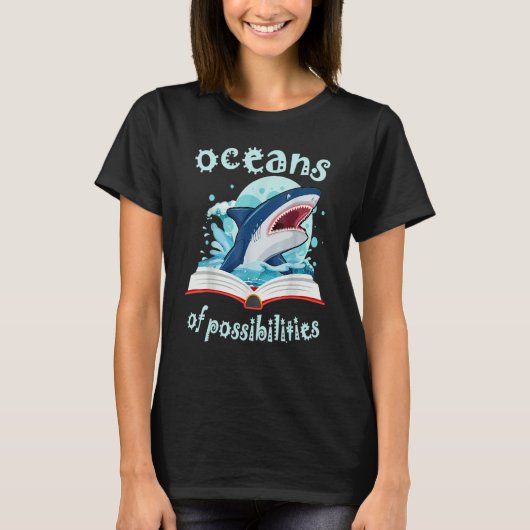 Oceans Of Possibilities Summer Reading 2022 Librar T-shirt (Voorkant)
