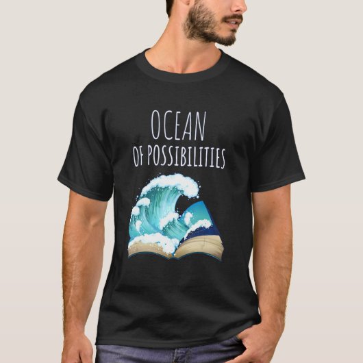 Oceans Of Possibilities Summer Reading 2022 Librar T-shirt (Voorkant)