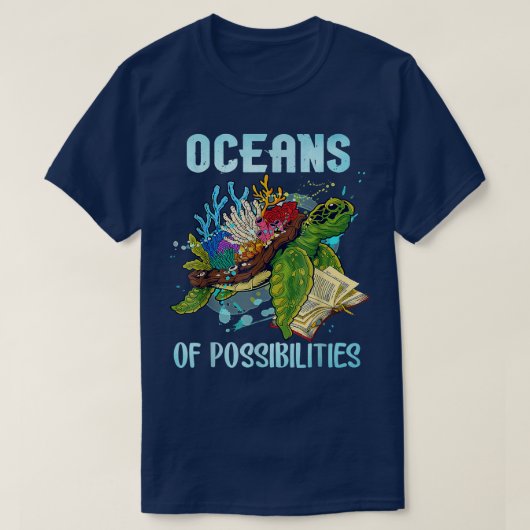 Oceans of Possibilities Summer Reading 2022 Tshirt (Design voorkant)