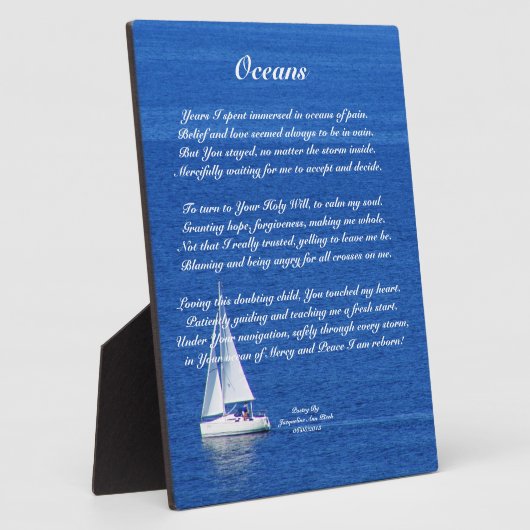 Oceans Plaque Fotoplaat (Zijkant)