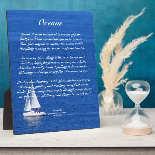 Oceans Plaque Fotoplaat (Zijkant)