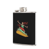 Oceans Roar Music to the Soul on a Flask Heupfles (Links)