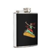 Oceans Roar Music to the Soul on a Flask Heupfles (Rechts)