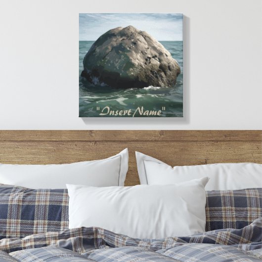 Ocean's Sentinel Canvas Afdruk (Insitu (Slaapkamer))