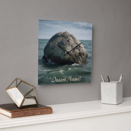 Ocean's Sentinel Vierkante Klok