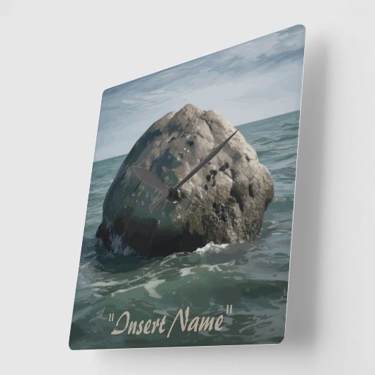 Ocean's Sentinel Vierkante Klok (Hoek)