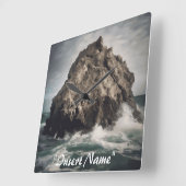 Ocean's Sentinel Vierkante Klok (Hoek)